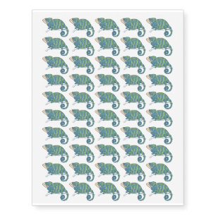 Lizard Reptile Animal Design Temporary Tattoos