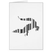 LIZARD REPTILE BAR CODE Crocodile Barcode Pattern Cards (Front)
