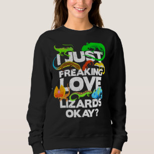 Lizard Reptile Lizard Lizard Sweatshirt