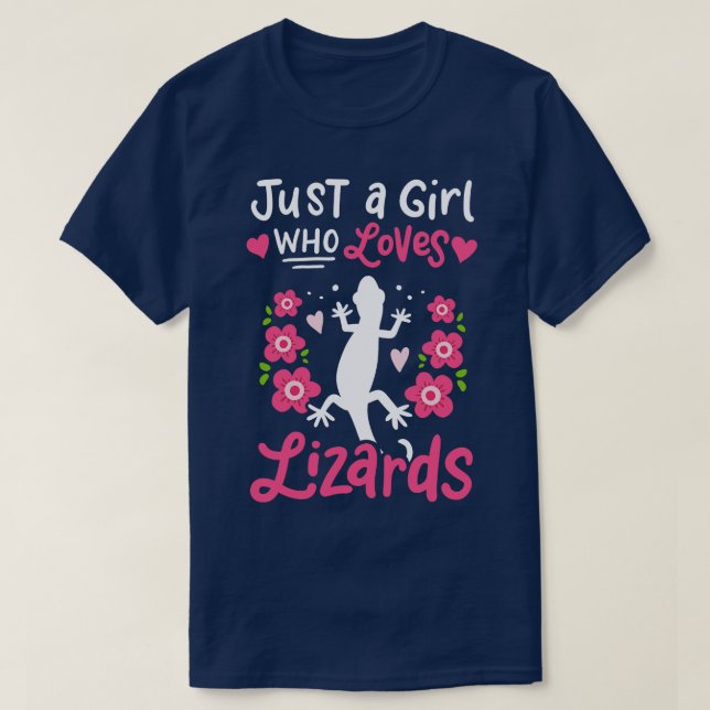 Lizard Reptile Lizard Lover T-Shirt (Design Front)