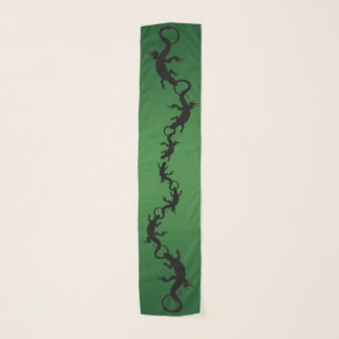 Lizard Scarf Cool Reptile Art Scarves