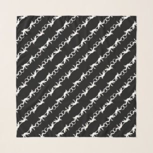 Lizard Scarf Cool Reptile Art Scarves