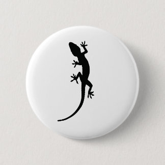 Lizard Silhouette Pinback Button