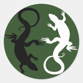 Lizard Stickers Cool Retro Reptile Art Stickers