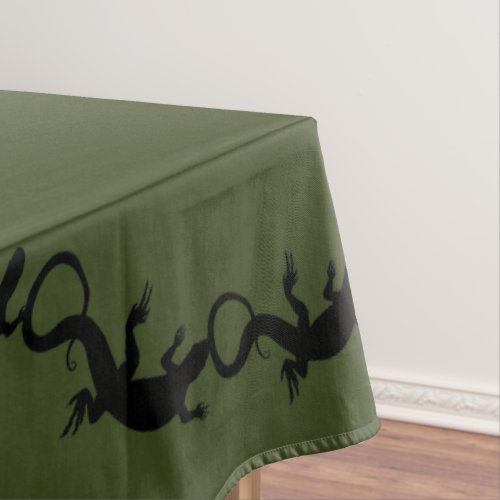 Lizard Tablecloth Reptile  Lizard Art Tablecloth