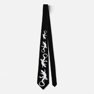 Lizard Tie Cool Reptile Gifts Lizard Art Necktie