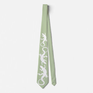 Lizard Tie Cool Reptile Gifts Lizard Art Necktie