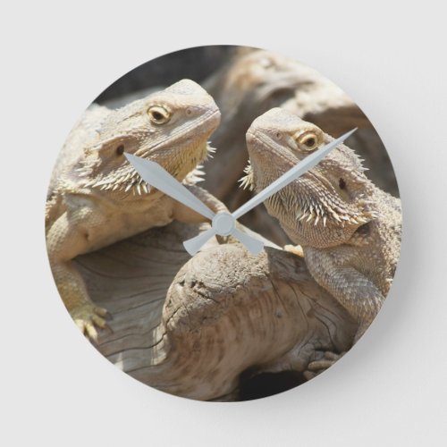 Lizard Time Bearded Dragon Clock