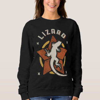 Lizard Vintage Retro Classic Animal Sweatshirt
