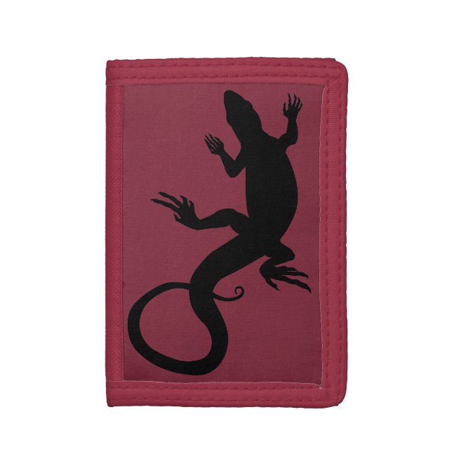 Lizard Wallet Reptile Art Wallets Lizard Gifts (Front Vertical)