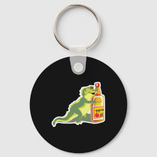 lizard with tequila keychain