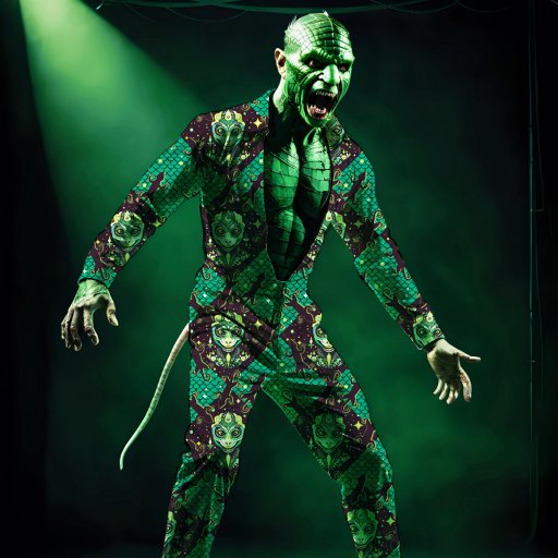 Lizard Wizard  Fabric