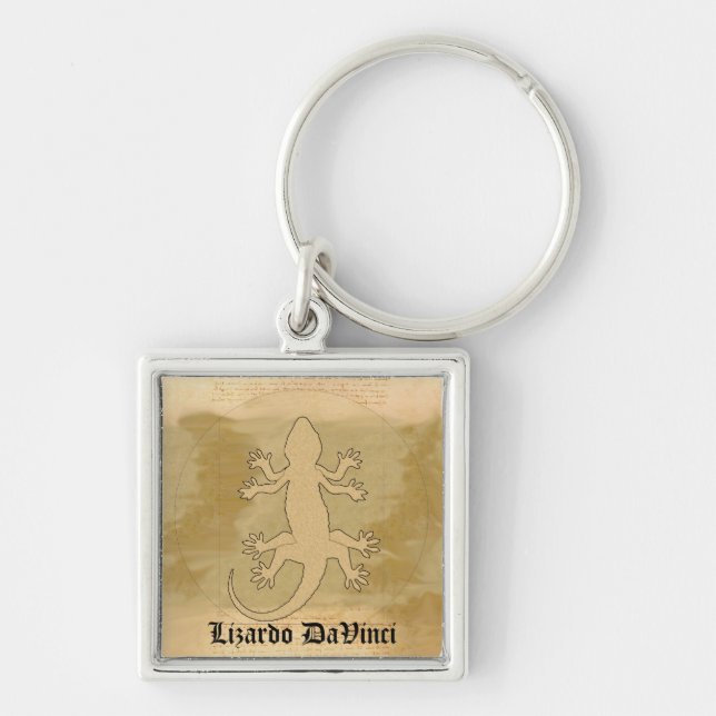 Lizardo DaVinci Keychain (Front)