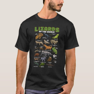 Lizards Animal of the World Reptiles Animals Herpe T-Shirt