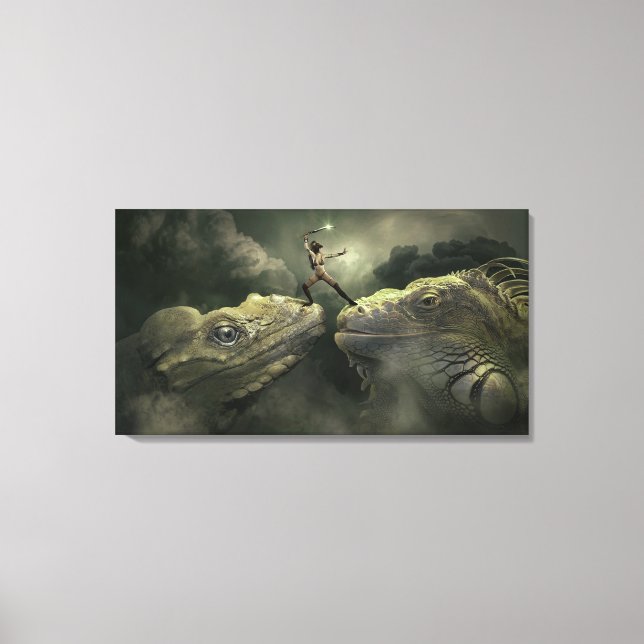 Lizards Canvas Print (Front)