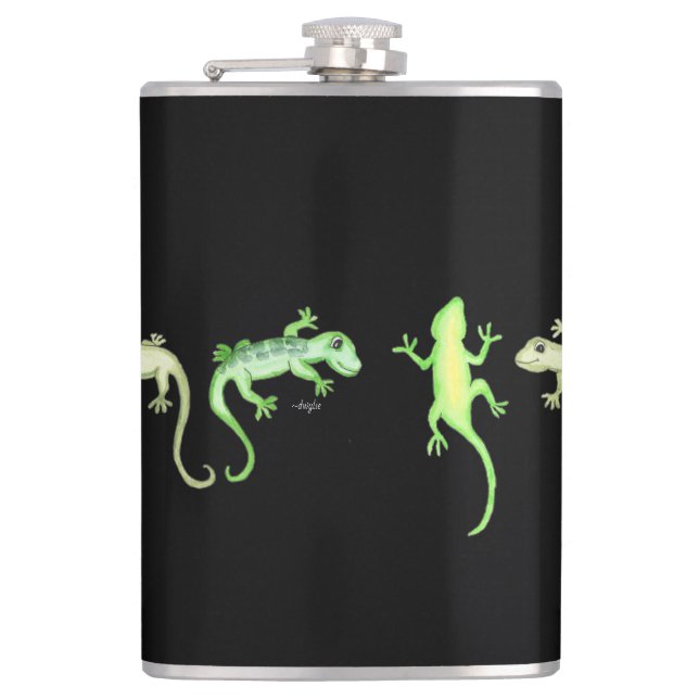 Lizards Flask (Front)