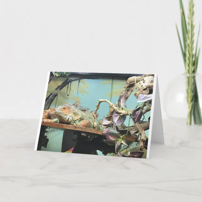 Lizard Counting Card LIZARDS SAY *COUNT ME IN* ON CELEBRATING BIRTHDAY CARD | Zazzle