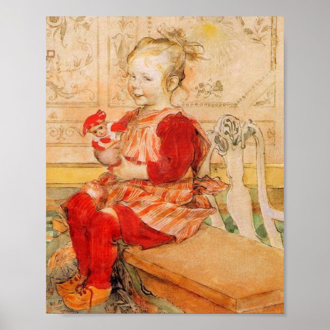 Lizbeth Holding a Doll Poster (Front)