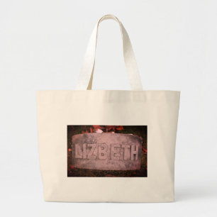 Lizzie Borden Grave Marker - Fall River, MA Large Tote Bag