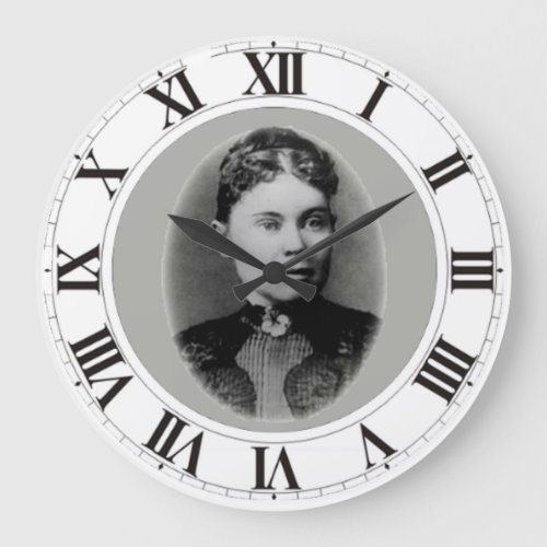 Lizzie Borden Large Clock