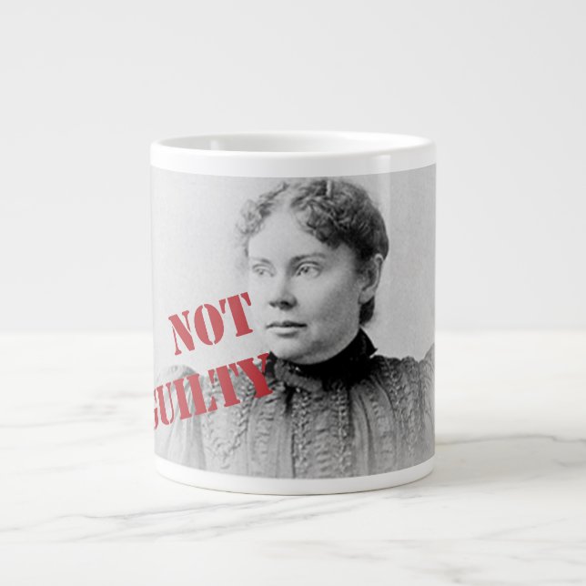 Lizzie Borden ~ Not Guilty Large Coffee Mug (Front)