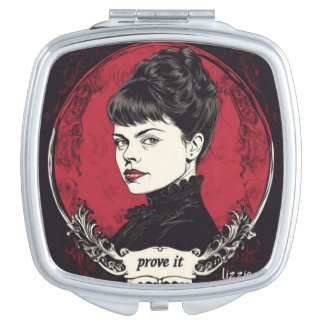 Lizzie Borden Prove It Compact Mirror