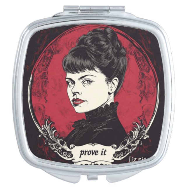 Lizzie Borden Prove It Compact Mirror (Front)