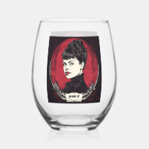 Lizzie Borden Stem Wine Glass