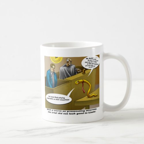 Lizzie Borden Trial Funny Cartoon Gifts Coffee Mug