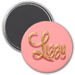 Lizzy gold Magnet