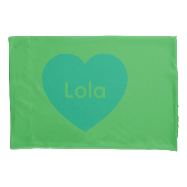 Lizzy Hugs Reversible Pillow Case (Front)