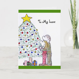 Lizzy's People Merry Christmas To My Love Card