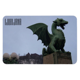 ljubljana bridge dragon magnet