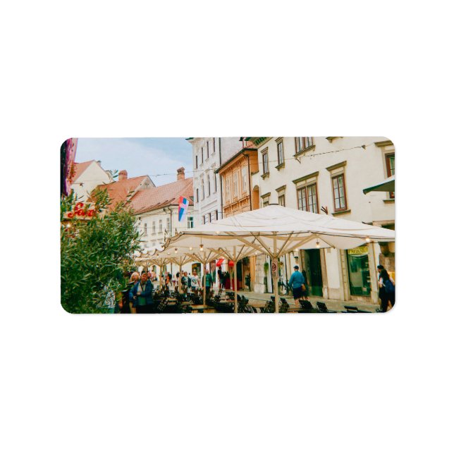 Ljubljana Cityscape Label (Front)