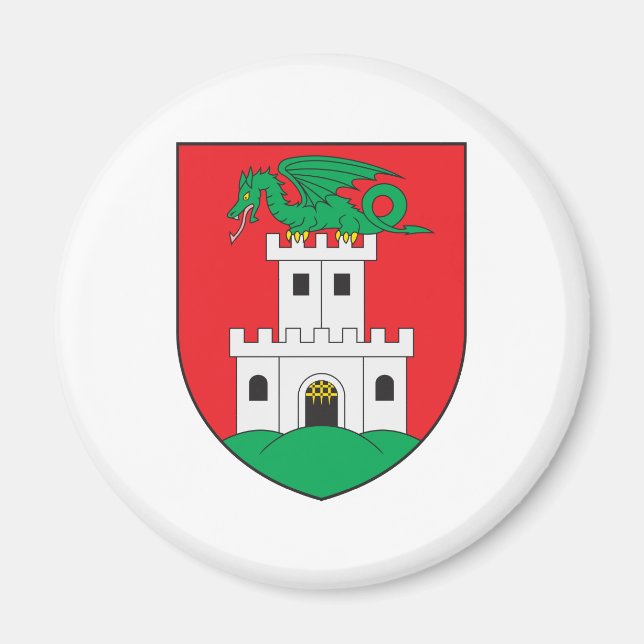 Ljubljana Coat Of Arms Magnet (Front)