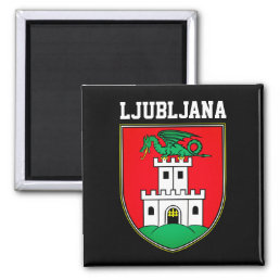 Ljubljana coat of arms - SLOVENIA Magnet