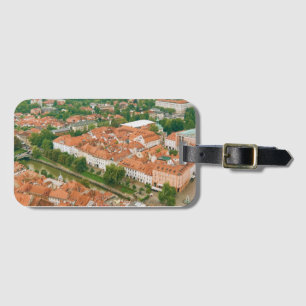 Ljubljana from above luggage tag