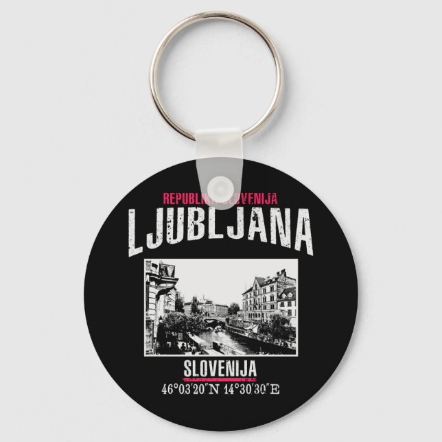 Ljubljana Keychain (Front)