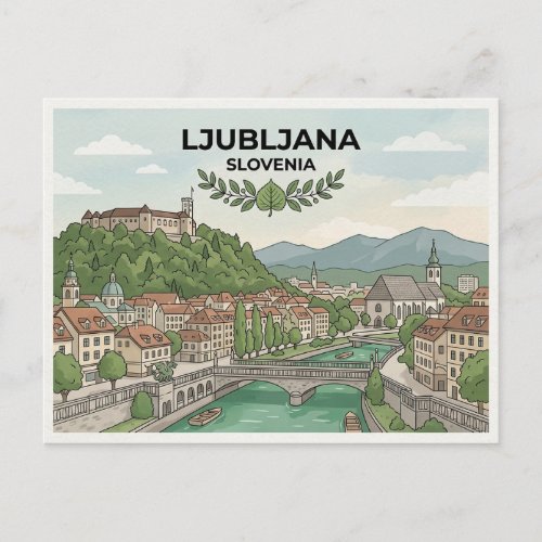 Ljubljana postcard