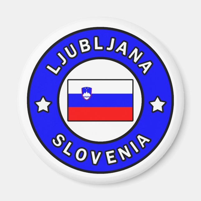 Ljubljana Slovenia Magnet (Front)