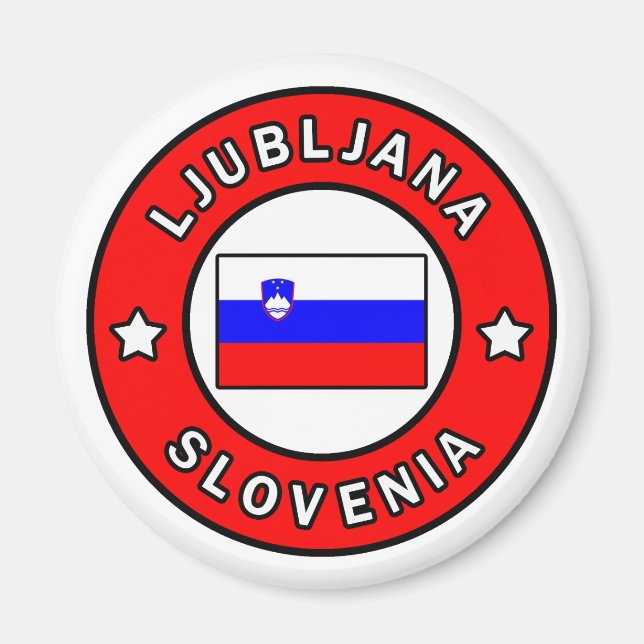 Ljubljana Slovenia Magnet (Front)