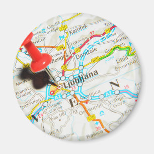 Ljubljana, Slovenia Magnet