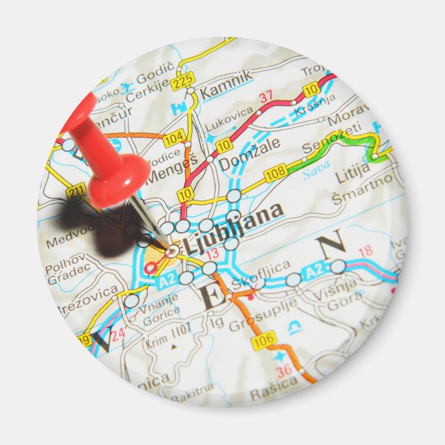 Ljubljana, Slovenia Magnet (Front)
