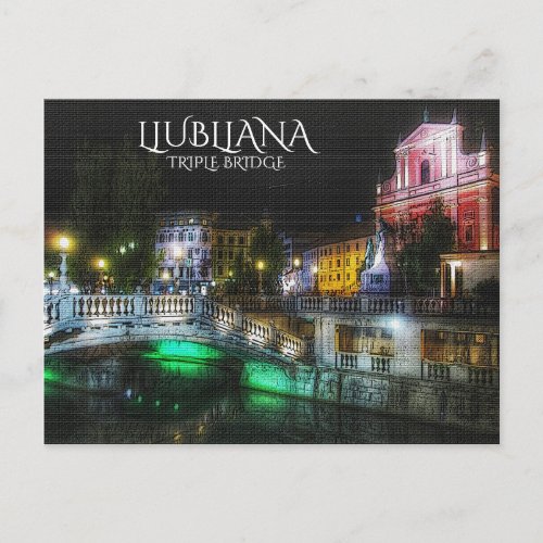 Ljubljana Slovenia Postcard