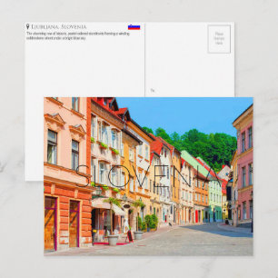 Ljubljana, Slovenia Travel Postcard