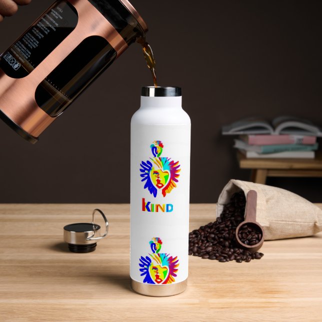LK Strength & Spirit On the Go Insulated Bottle (Coffee (Rotated))
