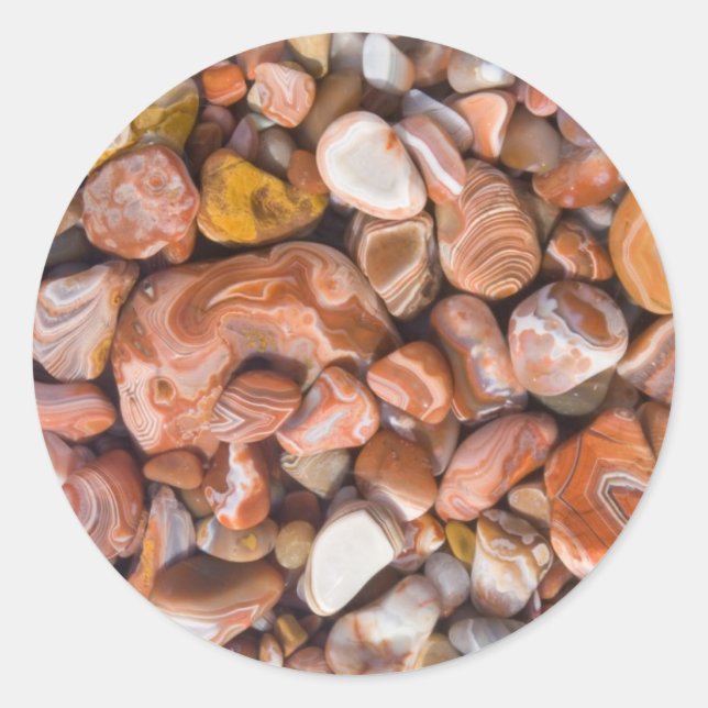 lksupagates classic round sticker (Front)