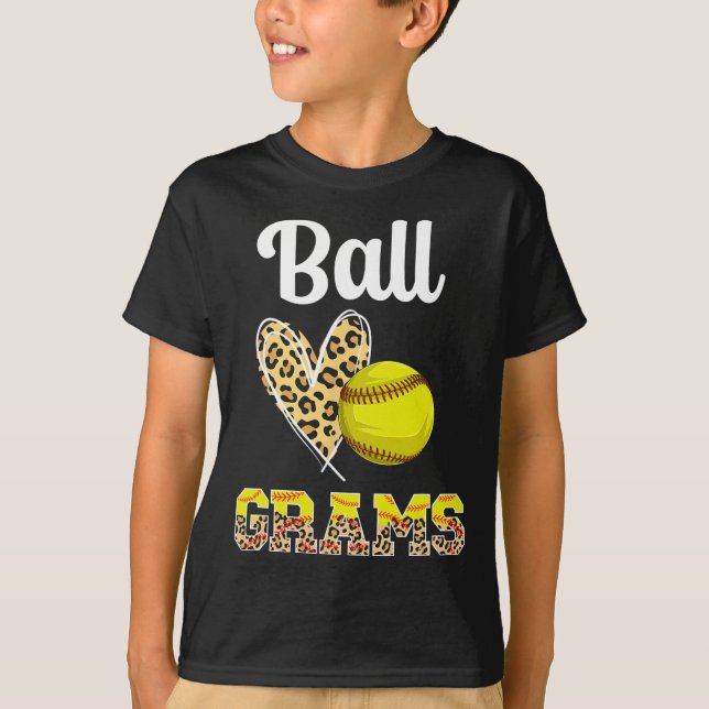 Ll Grams Leopard Softll Grams Of A Softll Player G T-Shirt (Front)