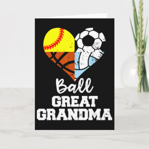Ll Great Grandma Soccer Softll Sketll Volleyll Card