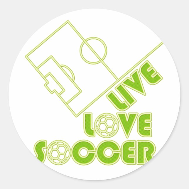 LL_SOCCER CLASSIC ROUND STICKER (Front)
